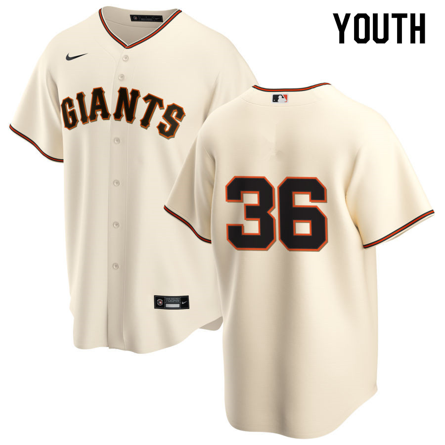 Nike Youth #36 Gaylord Perry San Francisco Giants Baseball Jerseys Sale-Cream